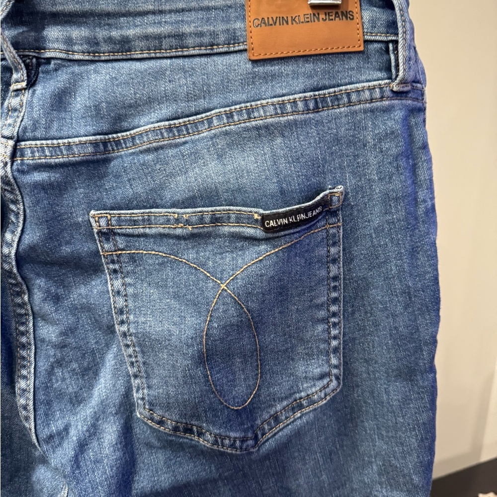 Calvin Klein  Blue Denim Jeans - Picture 7 of 8
